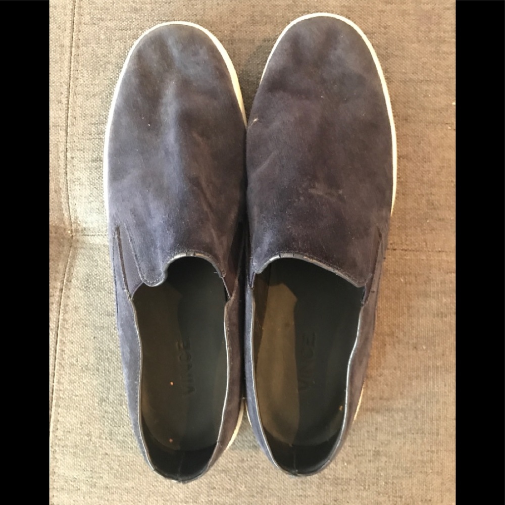 Vince verell Navy mule sneaker.